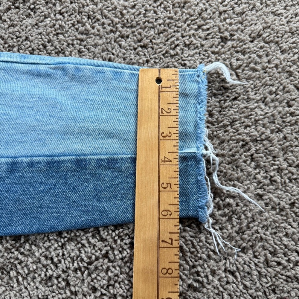 PacSun Vintage Icon Patchwork mid Rise skinny Jeans Blue 27 boho retro Y2K ankle - Picture 9 of 10